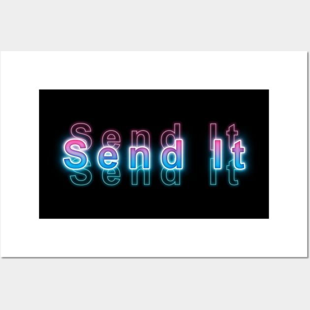 Send It Wall Art by Sanzida Design